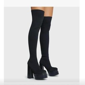 Ego Knee High Platforms